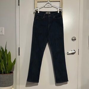LEVI’S | Vintage Deep Indigo 512 Straight Leg Perfectly Slimming Jeans